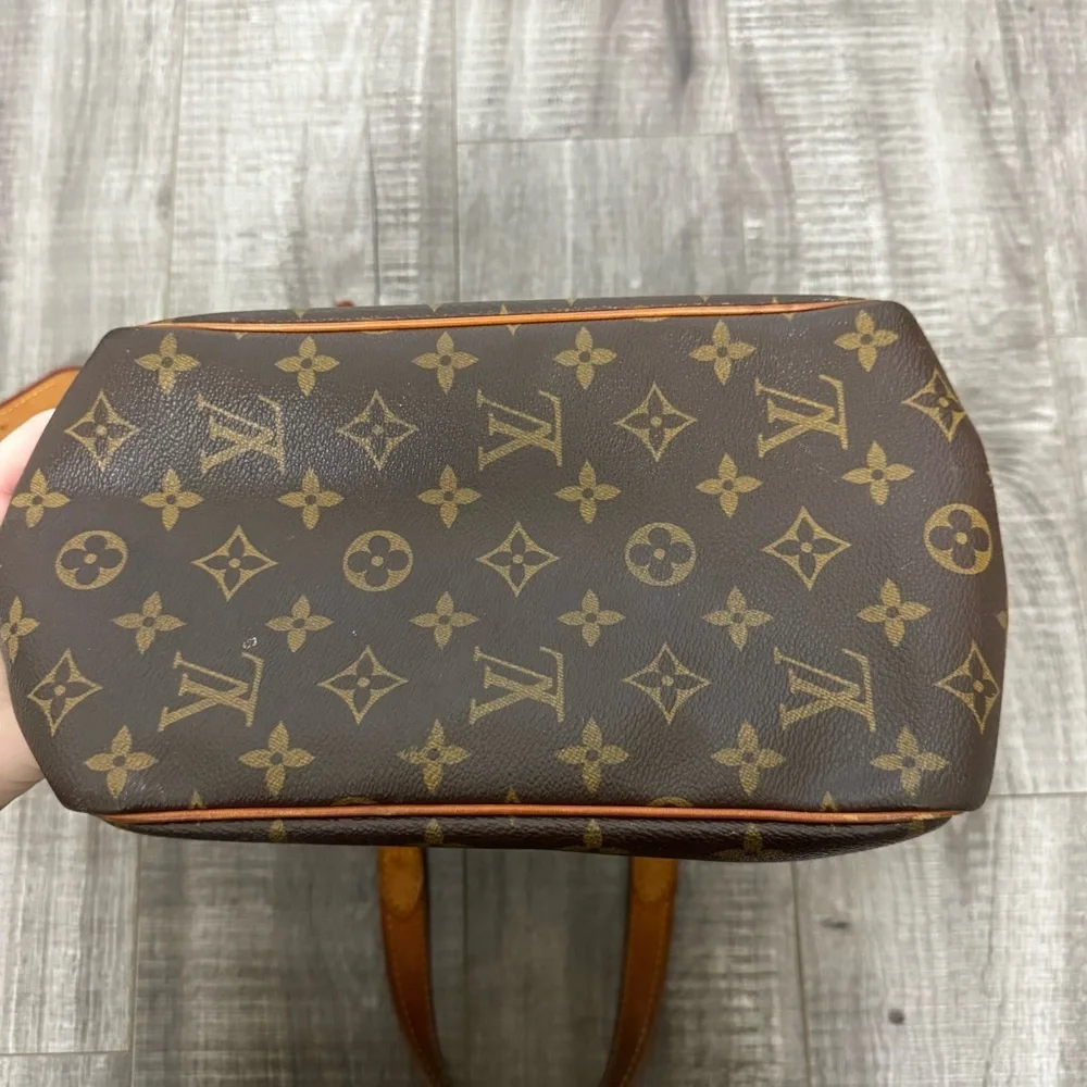 Louis Vuitton 2005 Batignolles Vertical Pm Brown Monogram Bag w/ Strap